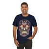 2025 Summer Mexico New Are Selling Mexican Sugar Skull T-shirt Day of The Dead Art Print Gift for Men Men's Breathable T-Shirt