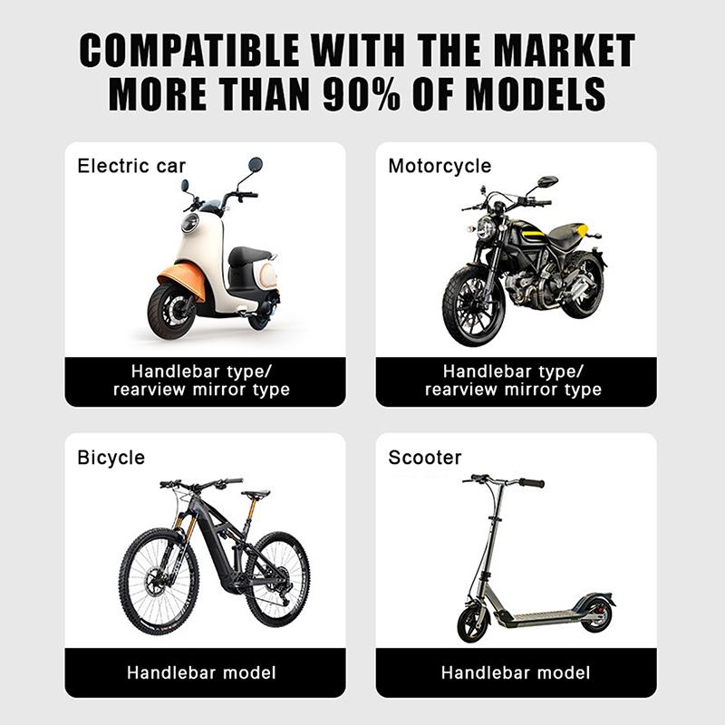 Bike Mobile Phone Holder 360° Rotatable Bicycle Phone Holder Non-Slip Road Bike Motorcycle Handlebar Mount Stand Bracket