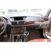 2010-15 Car Console L&R Air Outlet Vent Cover Trim Red Wood Grain For BMW X1 E84