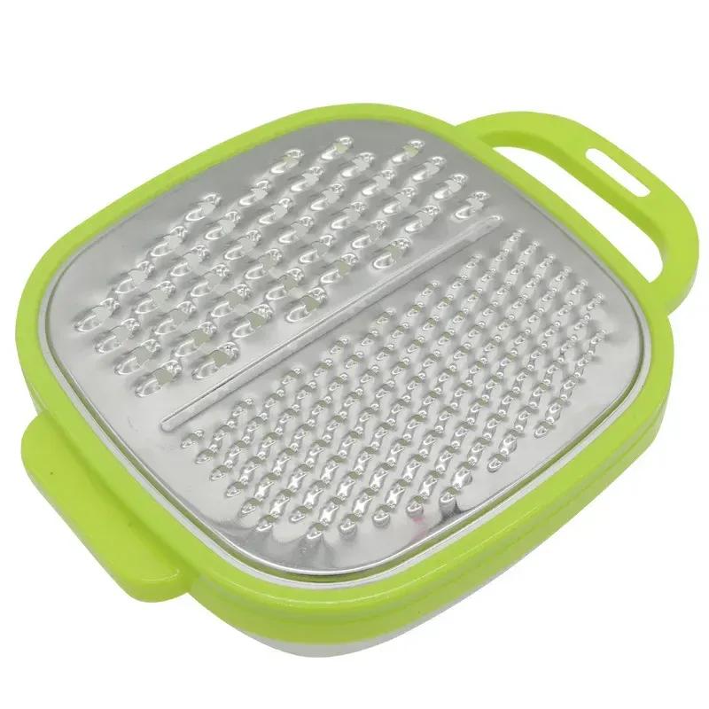 

1 шт. терка для сыра, овощей, моркови, измельчитель с контейнером, кухонный инструмент green