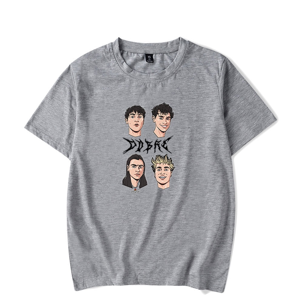 Dobre Brothers BAND Merch Módní tričko s krátkým rukávem a kulatým výstřihem pro léto, ležérní pánské tričko ze 100% bavlny