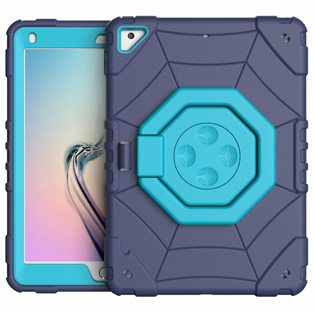 For iPad Air 2/iPad Pro 9.7 Inch (2016)/iPad 9.7-inch (2017)/(2018) Case Fidget PC+TPU Tablet Cover Spider Style