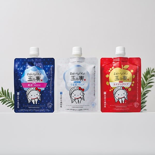 Soy Milk Yogurt Pack Tama no Koshi Medicinal Whitening 150g Yogurt (Peach Scent)