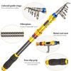 1.8m-3.6m Telescopic spinning rod carbon Fishing Rod Telescopic Fishing Rod Portable Bass Fishing Rods for Trout Carp Fishing Fishing Tackle