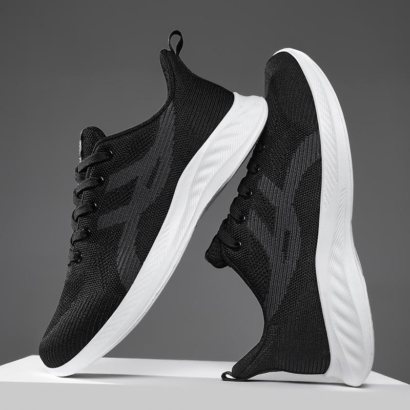 Ultra-light Soft-soled Fly-woven Mesh Breathable Mesh Shoes Men's Sports Shoes Are Comfortable and Trendy Versatile Casual Men's Shoes