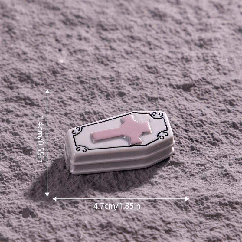 Kreativní Halloweenské Hororové Kostra Rakev Mikro Krajinné Ozdoby Party Rekvizity Dekorace na Stůl do Auta DIY Pryskyřičné Doplňky Dárky