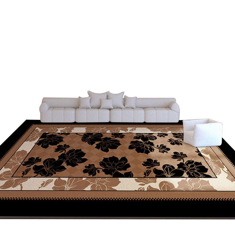 Premium Retro Non-Slip Loop Pile Carpet for Living Room, Bedroom, Sofa, and Coffee Table - Dirt-Resistant and Durable.