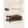 Natural Sandalwood Wide-Tooth Comb, Multi-Functional Head & Face Massager, Gua Sha Lifting Tool, Anti-Static