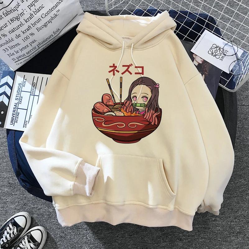 Kimetsu No Yaiba Manga Demon Slayer Hoodie Harajuku Japanese Animation Kawaii Sweatshirt Animation Tanjiro Kamado Nezuko