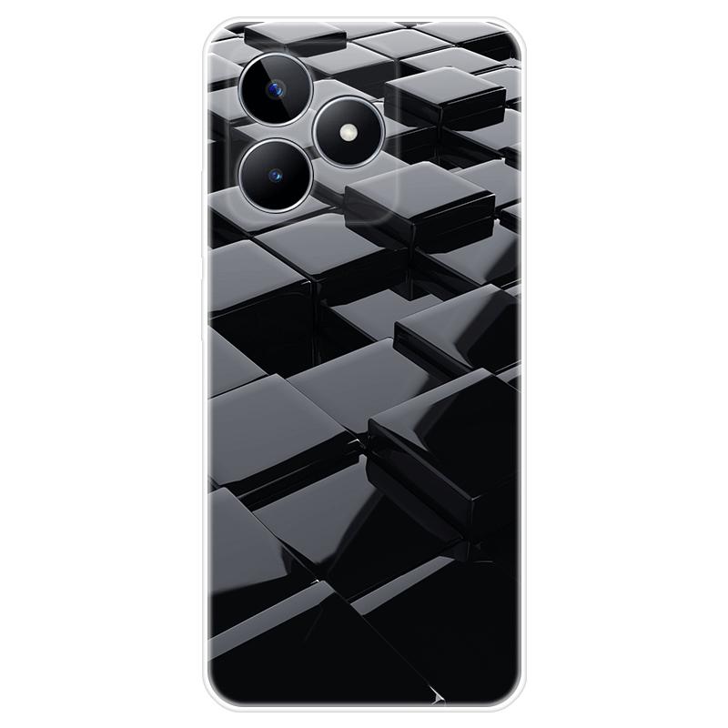 Für Realme C51 Gehäuse TPU Lackierte Rückseite Realme C51 Weiche Silikonhülle