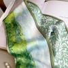 Fresh Green New Style Thin Strips Versatile and Fashionable French Headband with Shirt Sharp Corner Scarf