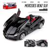 Modello di auto sportiva in lega Benz SLR Roadster 1/32, pressofuso, in metallo, giocattolo, modello di auto, simulazione, suono, luce, collezione, regali per bambini