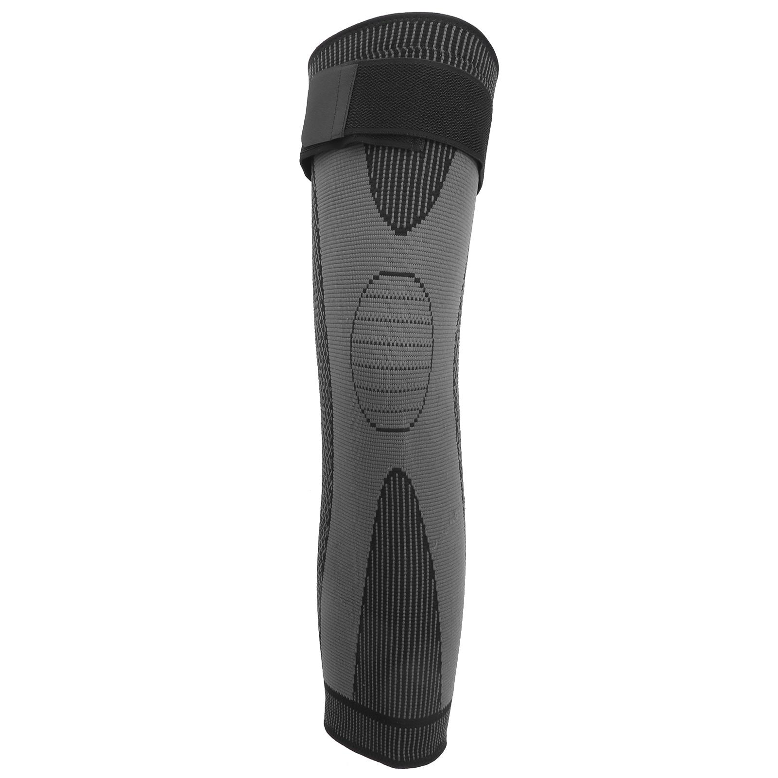 

Удлиненный спортивный компрессионный наколенник для улицы унисекс фитнес-бинт для защиты ног рукав GearL