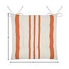 Manduel Chair Cushion 38X38 Orange Stripes