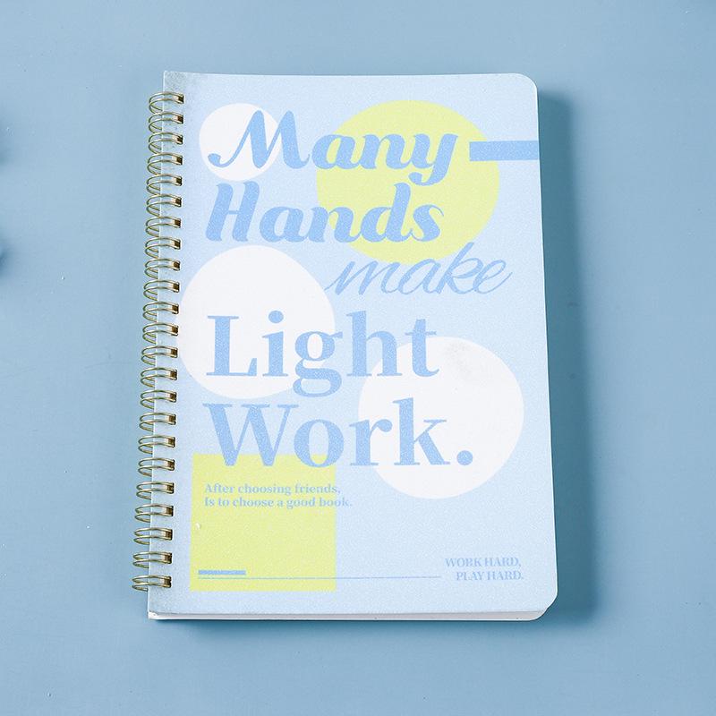 

Thickened High-Appearance Lined Coil Notebook for Postgraduate Exam Daily Planning