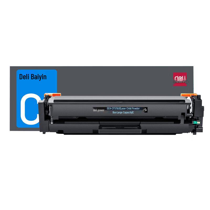Deli Compatible 204A CF511A Cyan Toner Cartridge for HP Printers