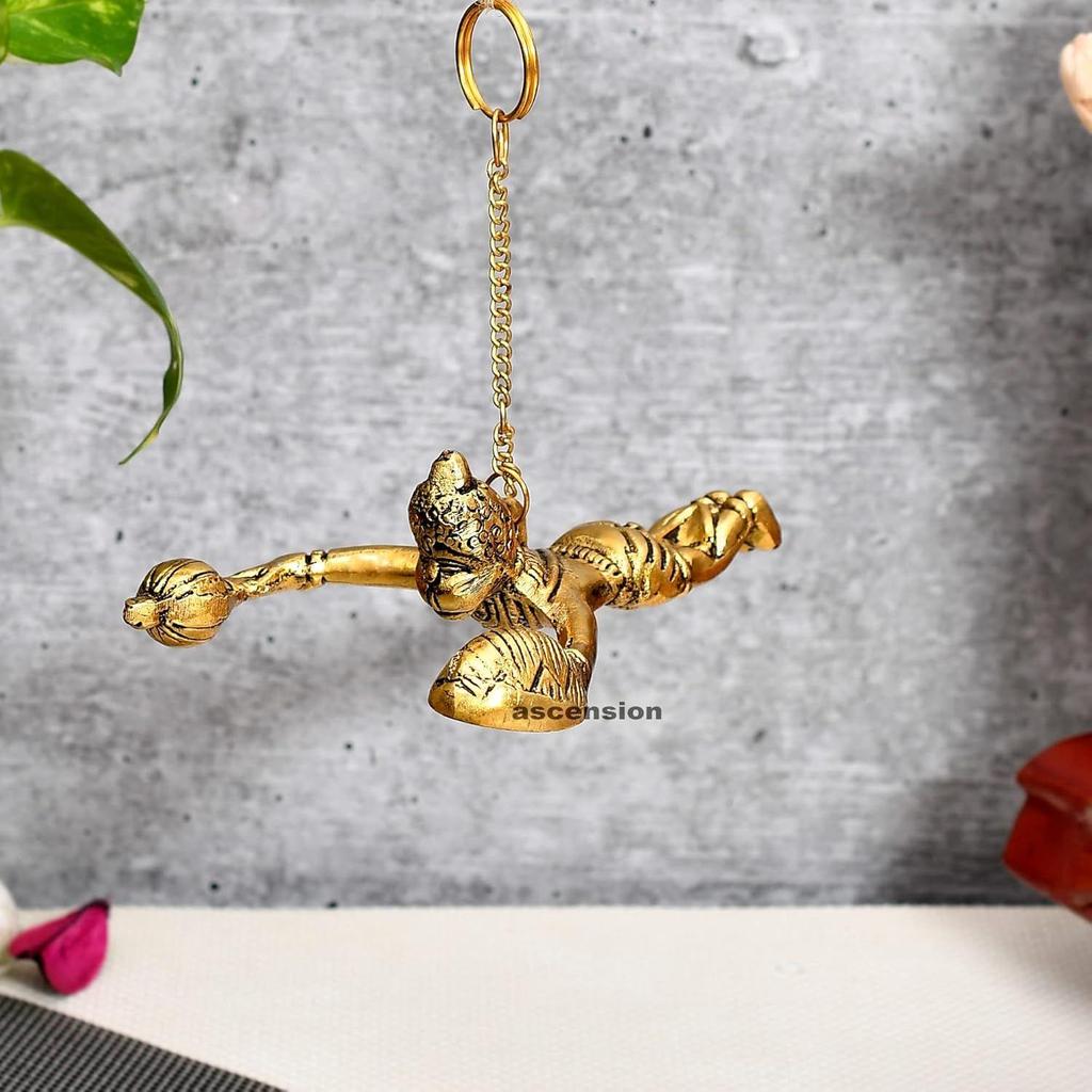 Metal Flying Hanging Idol for Door/Wall and Window and Car Dashboard Decorative Showpiece - 11 Cm