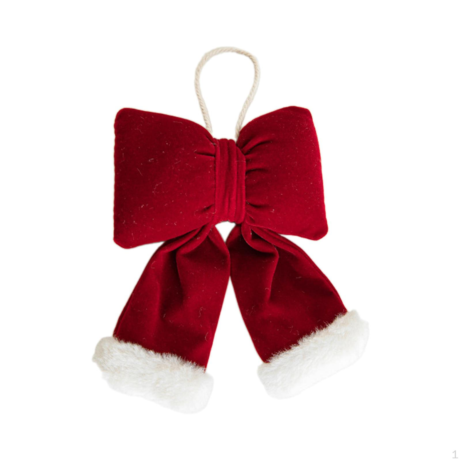 

Рождественский бант подвесное украшение коллекция кулон для фотографий в помещении украшение красный для стены S