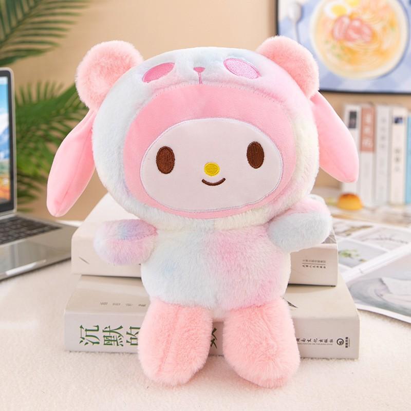 22-40cm Cute Cartoon Character Plush Toys Kuromi My Melody Cinnamoroll Soft Stuffed Dolls Children Gift