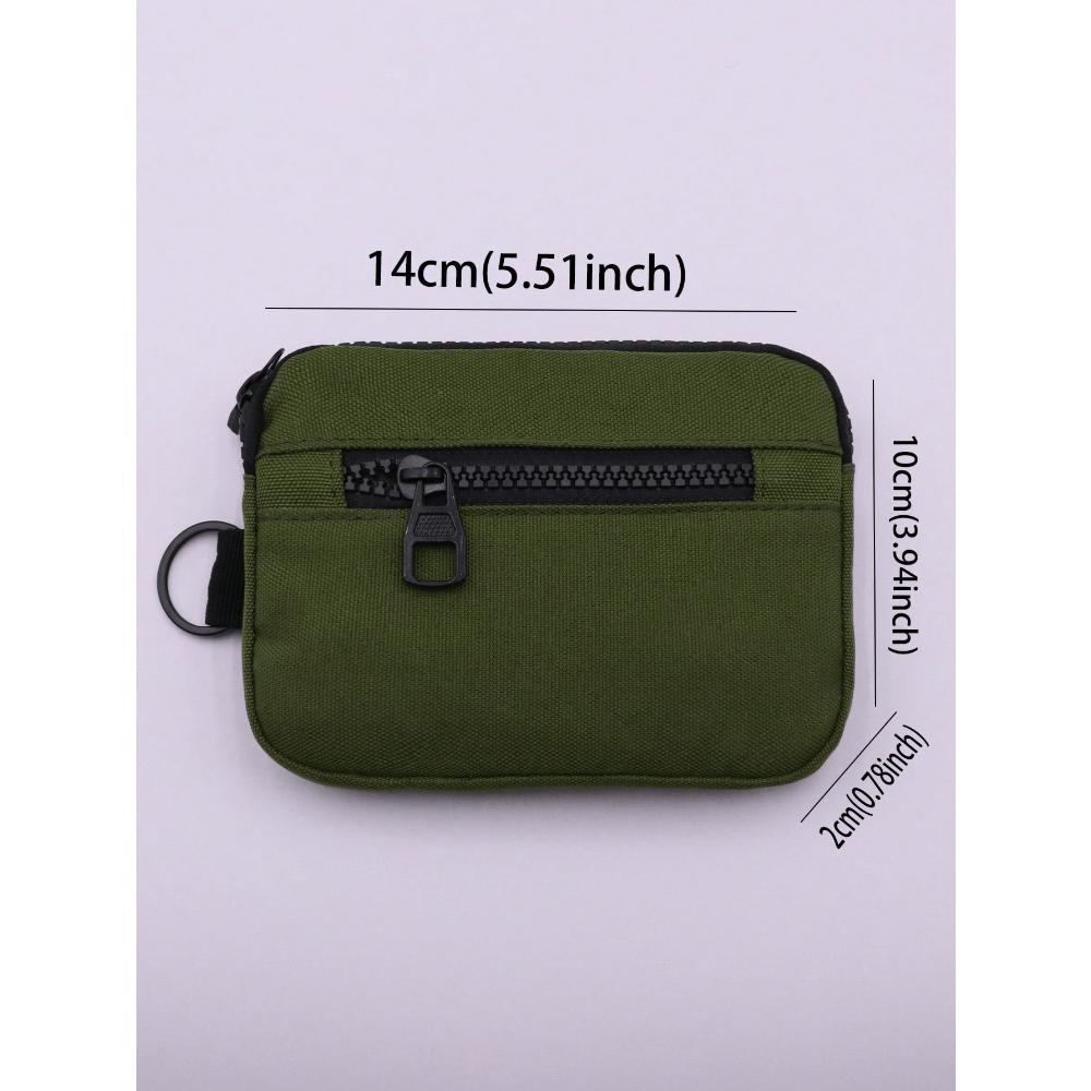 1 Stück Outdoor Multifunktionstasche Kann Kopfhörer Schlüssel Kartenhalter Geldbörse Lässiger Stil Produkt für Männer Mini Brieftasche Geldbörse