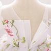 One-Year-Old Baby Girl Princess Birthday Mesh Dress with Flowers & Hair Accessories