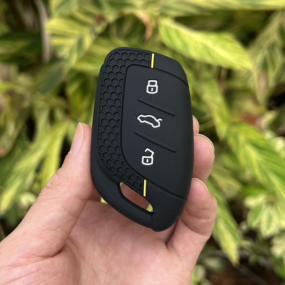 Rubber Key Case for MG 4 2023 Mg4 Ev MG HS GT ZS EV ZX MG5 MG6 Roewe RX3 RX5 RX8 ERX5 I6 I5 Silicone Car Remote Protector Cover