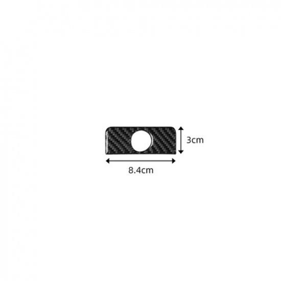 Carbon Fiber Interior ECON Button Panel Cover Trim For Honda Accord 2013-2017