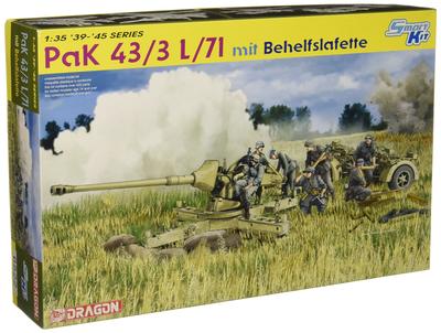 Dragon Německý 88mm kanón L71 s jednoduchým lafetovým podstavcem plastový model 1/35 protitankový Pak43/3