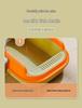 Large Semi-Enclosed Thickened Cat Litter Box with Scoop - Anti-Splash Design