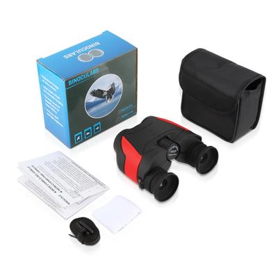 FOCUHUNTER 10x25 Compact Binoculars with Case Focusing Wheel BAK9 Prism Telescope Waterproof Bird Watching Optics for Hiking Travel Concert Sports