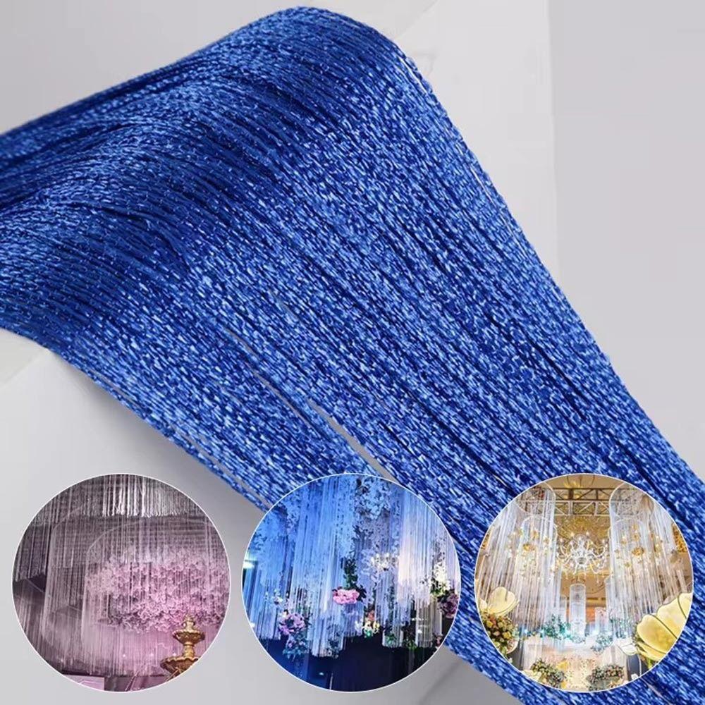 Encryption Type Ribbon String Divider Blind 100CM X 200CM Panel Tassel Curtain
