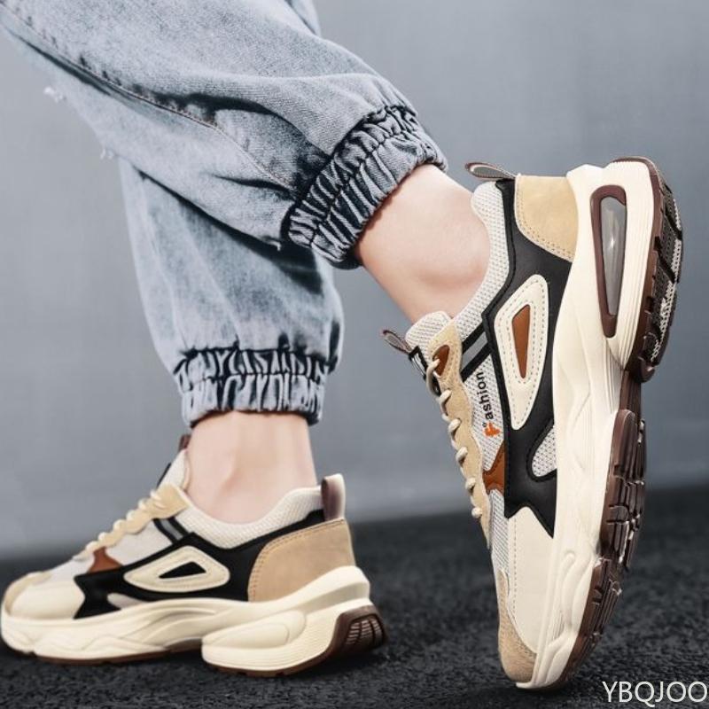 Fashion Large Size new Men's Casual comfortable Shoes Platform Fashionable versatile Male Sneakers Men Mesh breathable Running Shoes