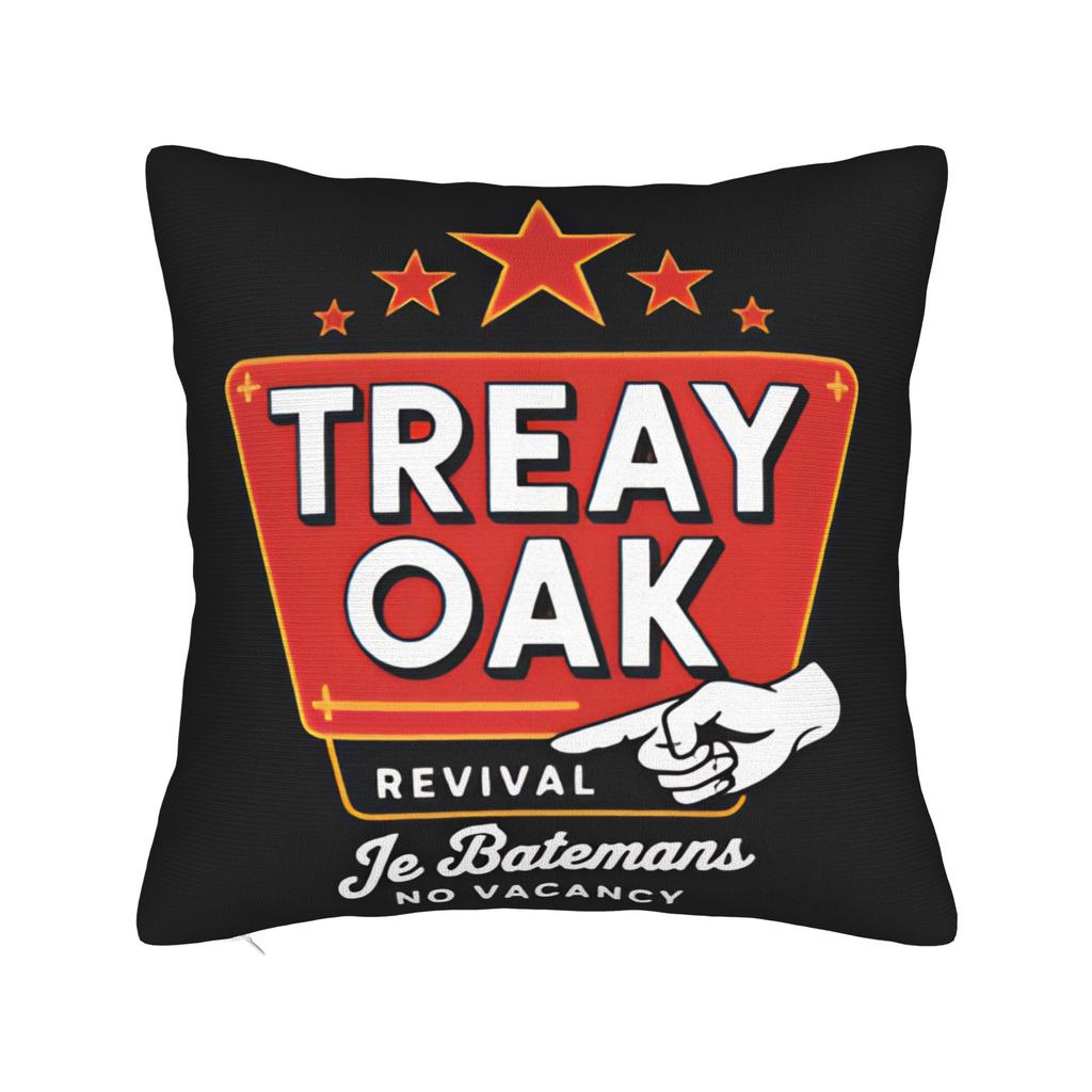 Country Music Band Treaty Oak Revival Pillow Cover Soft Cushion Cover Fashion Pillow Case For Sofa Car Home Decor