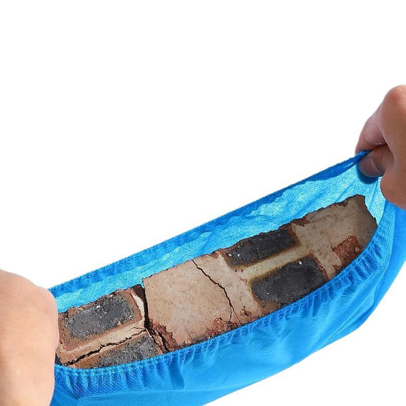 Extra Thick, Wear-Resistant, Anti-Slip Non-Woven Shoe Covers for Home, Students & Adults