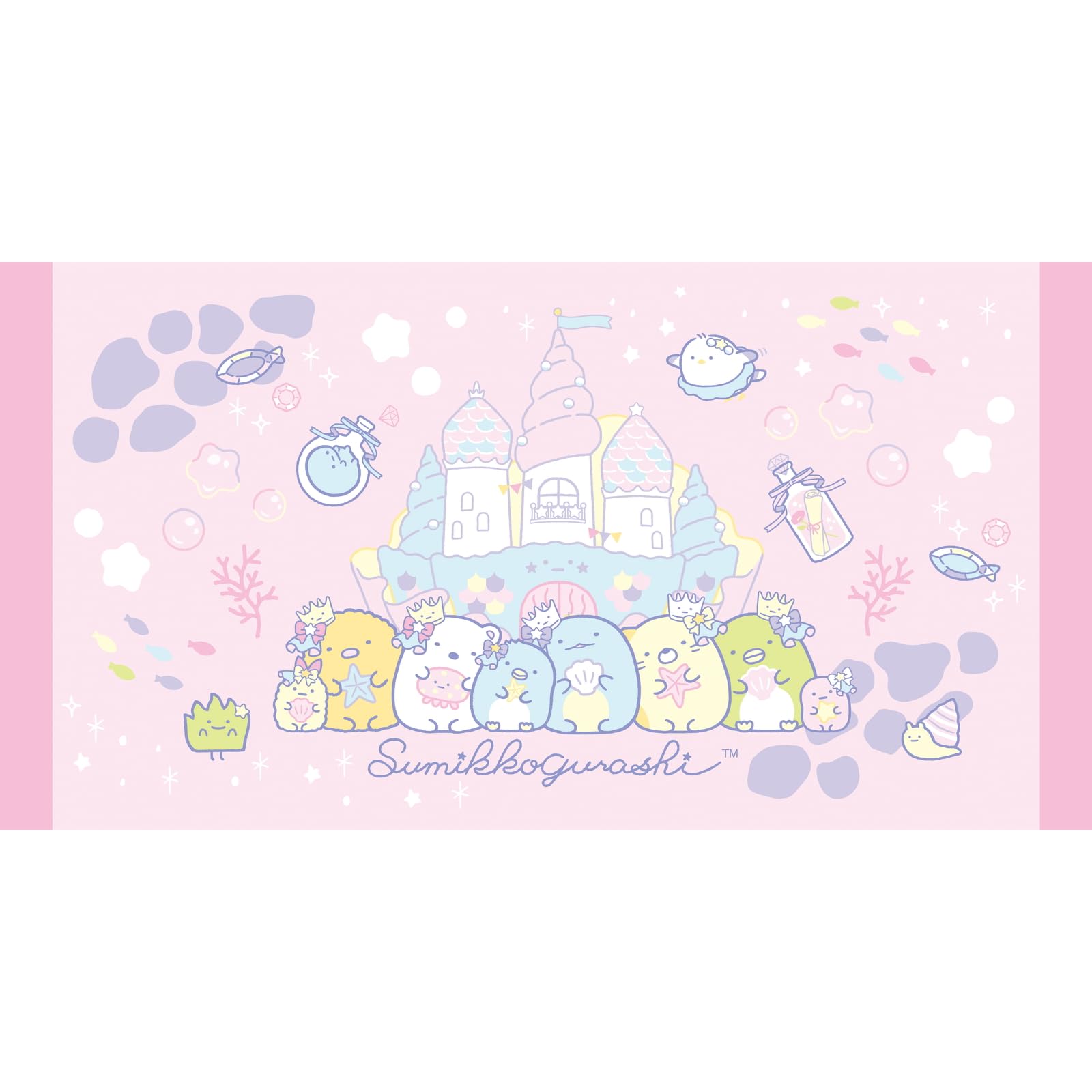 

Sumikkogurashi Bath CM47101 San-X Towel, Medium, розовый