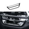 Central AC Button Control 2018- For BMW X3 G01 X4 Cover Trim Black Titanium