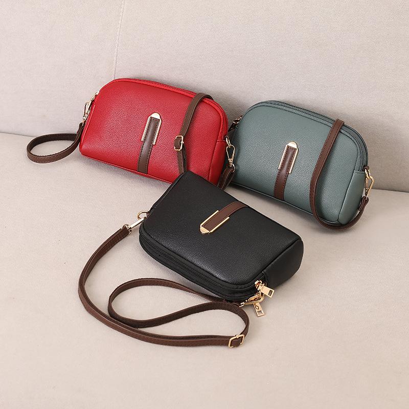 New Spring and Summer Shell Bag Korean Version Simple Shoulder Bag Coin Wallet Texture Fashionable Crossbody Bag