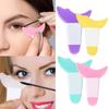 1Pcs Mascara Eyelash Shield Applicator Guard Tool Silicone Eyelashes Shield Eyelash Guide Makeup Template for Eye Makeup