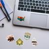 1/10/24/48pcs Outdoor Camping Stickers Cartoon for Luggage Water Bottle Skateboard Motorcycle Car Travel Hiking