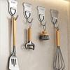 5pcs Strong Bearing Capacity Perforation-free Metal Hook Strong and Durable Bear Shaped Hook  Door