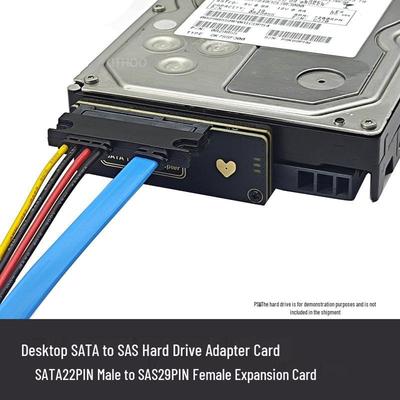 SATA 3.0 To 29-Pin SAS SSD/HDD Expansion Adapter Card