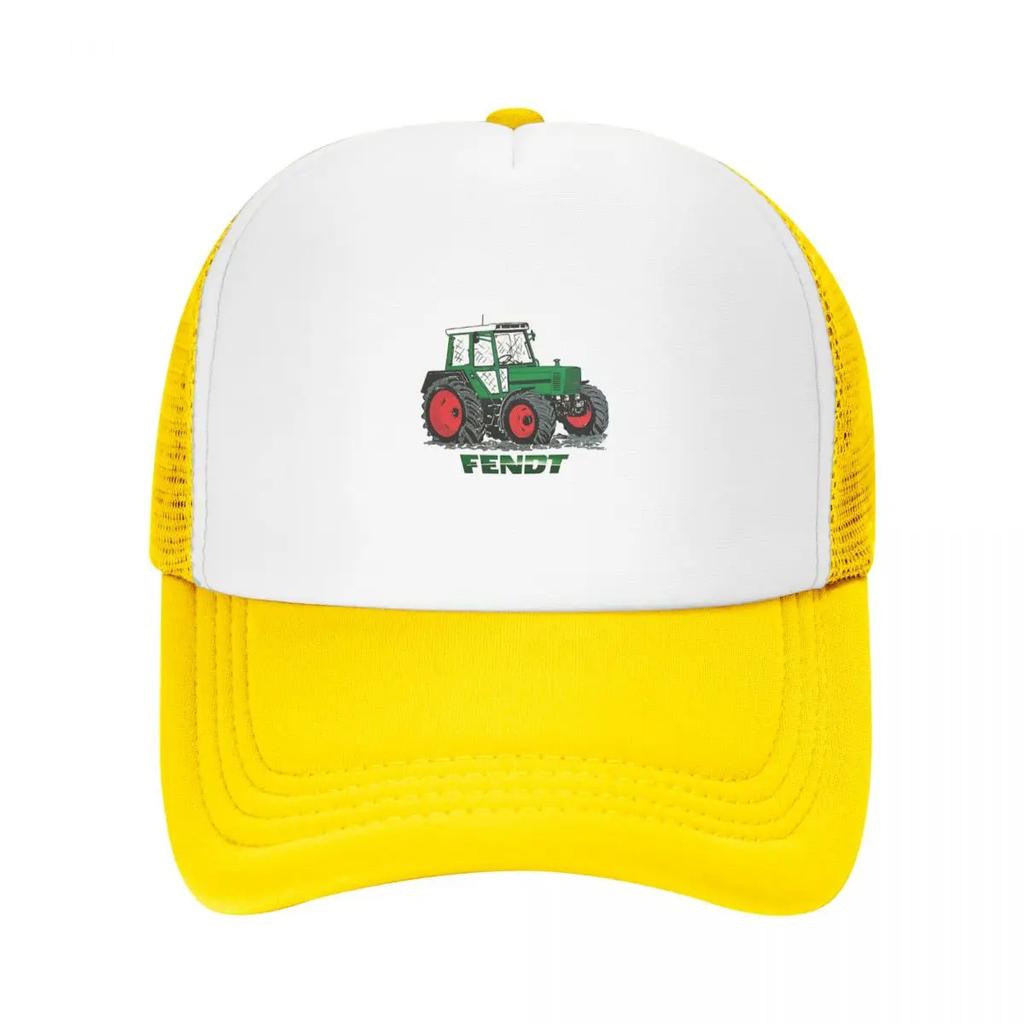 Fendt Grüne Kappe Mode Lässig Netz Baseballkappen Verstellbare Mütze Hip Hop Sommer Unisex Baseballkappen Mehrfarbig
