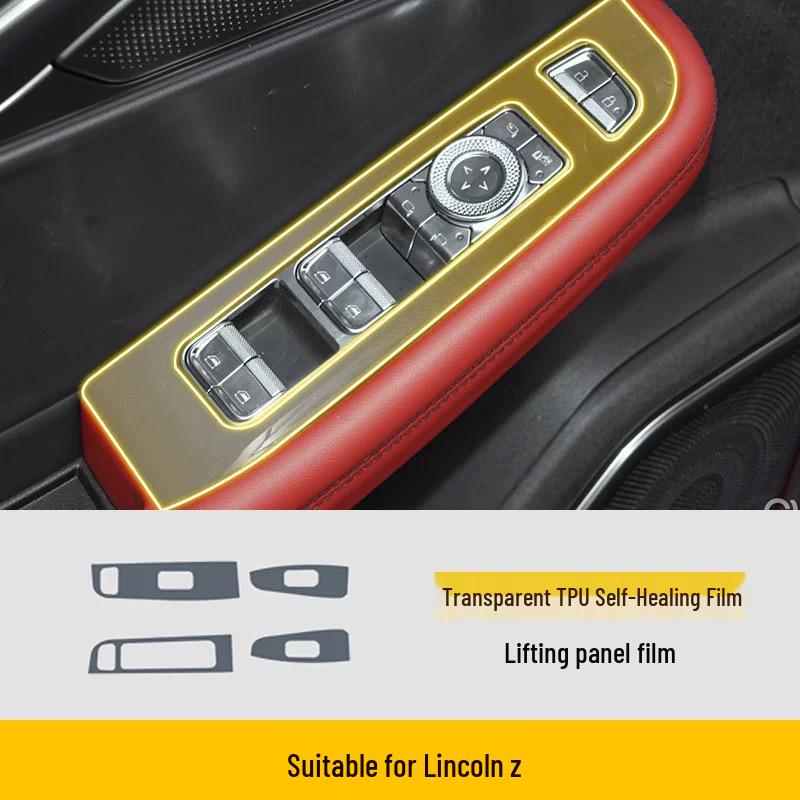 Lincoln Z 22-25 Modell Innenraum Armaturenbrett & Navigationsbildschirm Schutzfolie HD-TPU