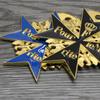 Prussia, Blue, Black, Marx Medal, Bravery Merit, Medal, Souvenir, Badge