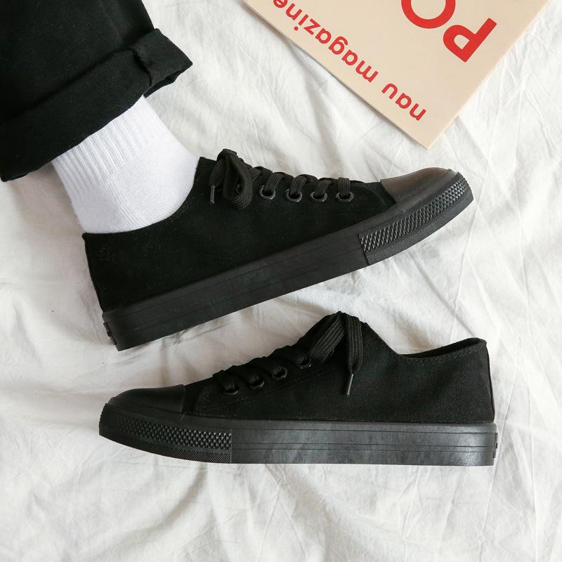 Spring New Low-top Canvas Shoes Men's Trend Men's and Women's Couples Board Shoes Student Shoes Lightweight Breathable Work Shoes