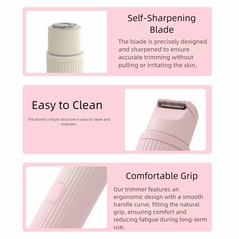 Double Head Electric Shaver Rechargeable Body Shaver Hair Removal Machine  Hair Trimmer