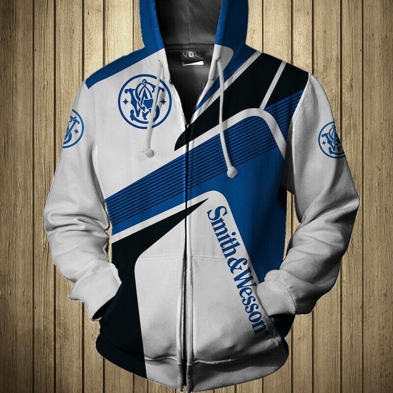 

Толстовка с капюшоном на молнии Smith & Wesson унисекс — So Cool