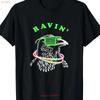 220g Funny Neon Bird T Shirt Rave Party Mens 2 Vintage Washed Stylish Designer Clothes Homme Slightly Fashion
