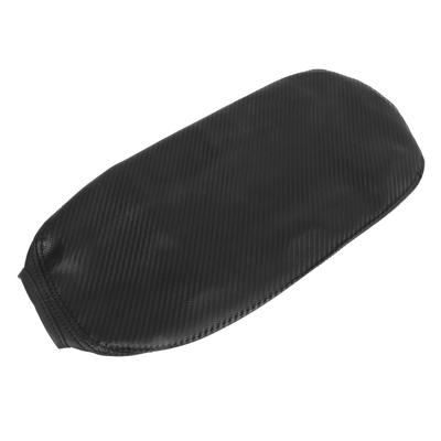 Center Console Armrest Box Cover Carbon Fiber Color Artificial Leather Replacement for RAV4 2019