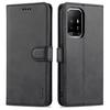 Für OPPO A94 5G / A95 5G / Reno5Z 5G / F19 Pro+ AZNS Hautgefühl Kalbsleder Textur Horizontal Klappbare Ledertasche mit Kartenfächern & Halter & Geldbörse